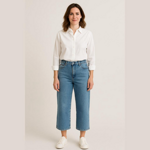 Lauren Ralph Lauren Vintage Women's Size 6 Light Wash Cropped Straight Jeans